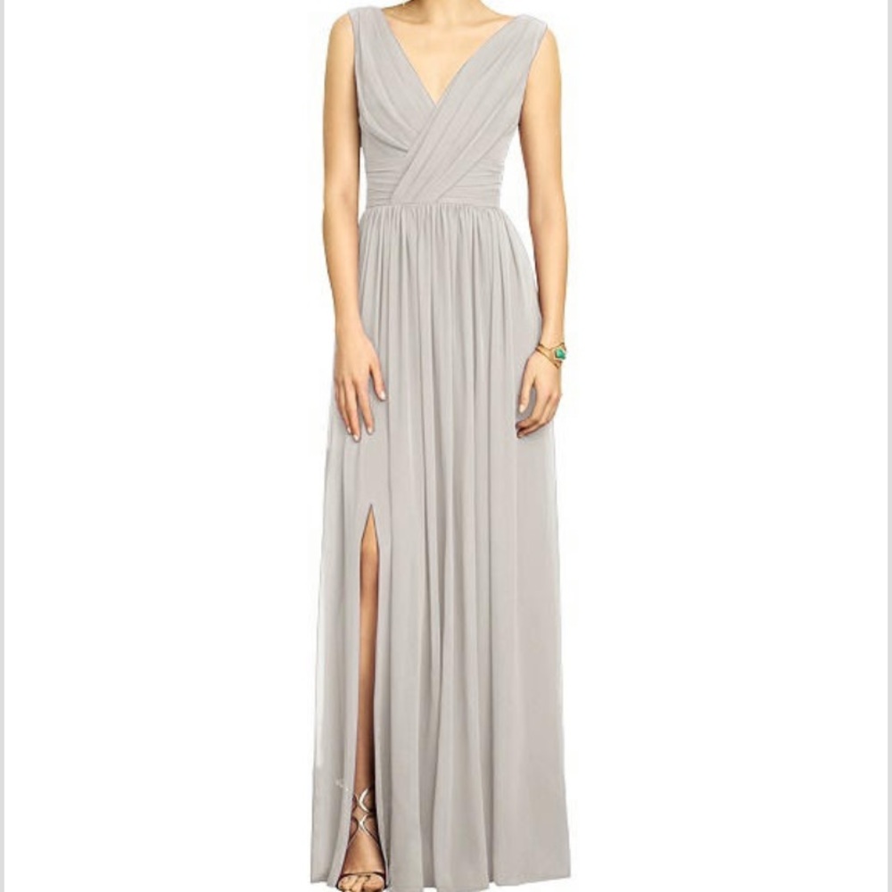 NWOT Dessy Collection Draped Chiffon Dress 2894